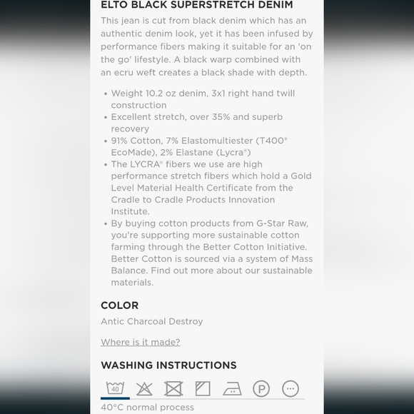 G-Star Lynn Mid Skinny Jeans Size 26x30 - Picture 10 of 11